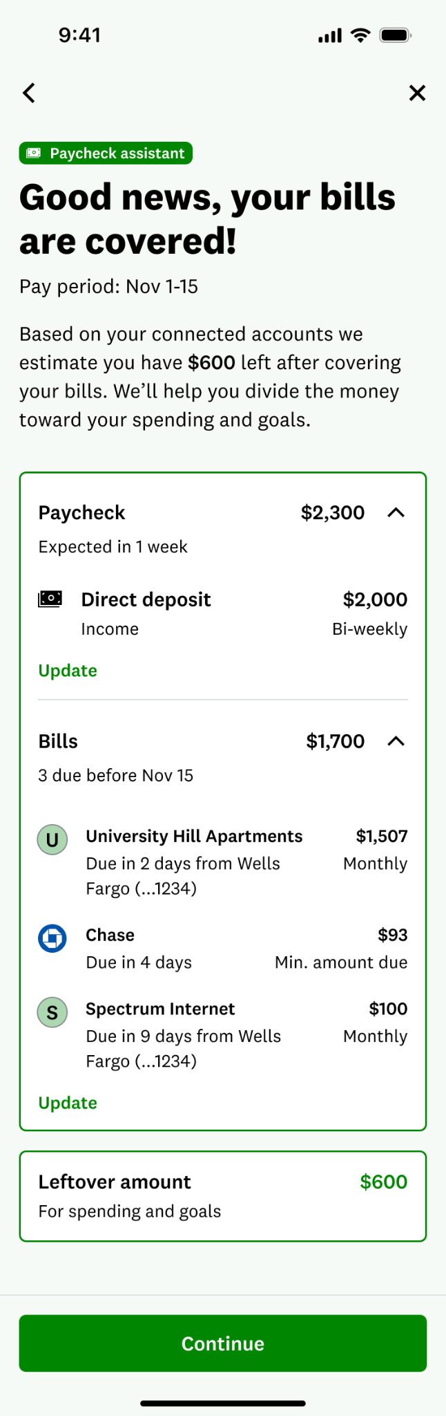 Bills are covered hero